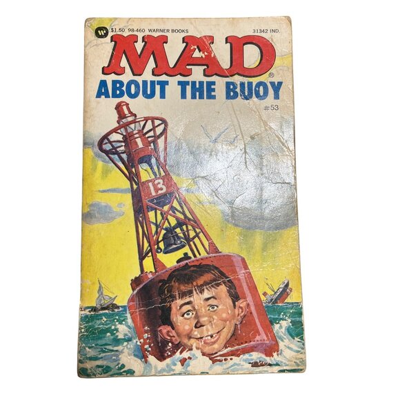 MAD About The Buoy #53 Paperback 1980 Warner Books Humor & Satire Magazine - Picture 4 of 16